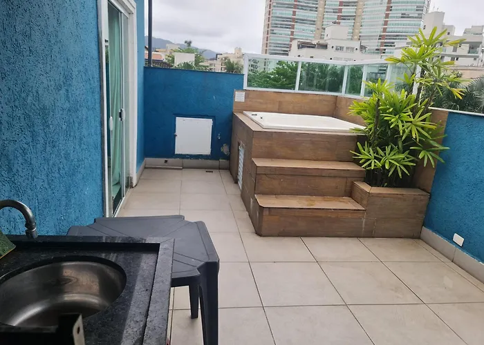 Marmeu Enseada Com Hidro Aquecida Privativa Apartamento Guarujá